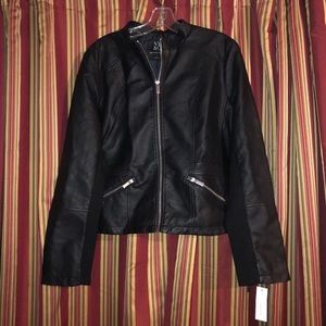 NWT New York & Company faux leather jacket